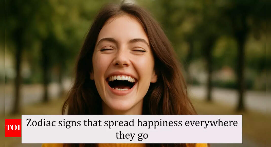 Leo, Sagittarius, Pisces, and Gemini; Zodiac signs known for spreading joy and happiness