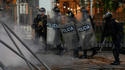 At least 19 injured in Peru anti-government protests