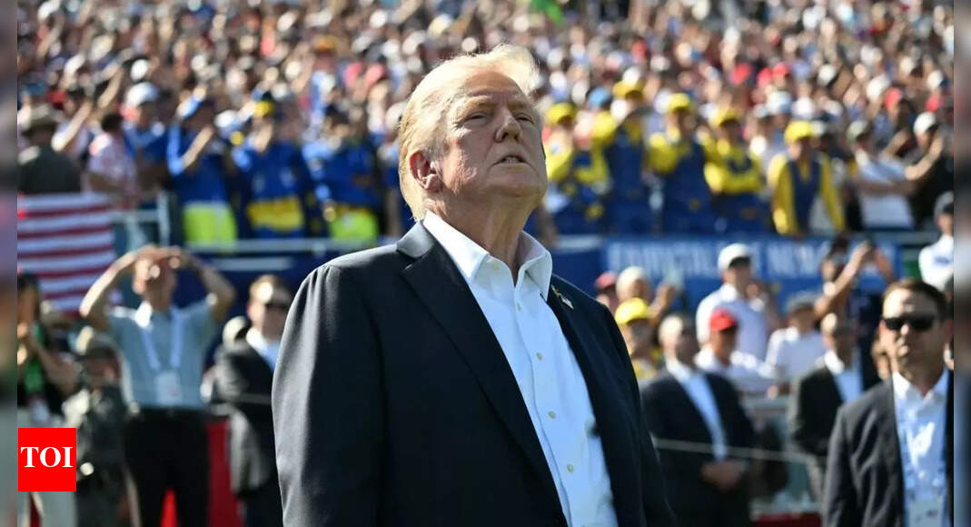 Donald Trump sends 4-word response to European jabs at Ryder Cup in a tense showdown
