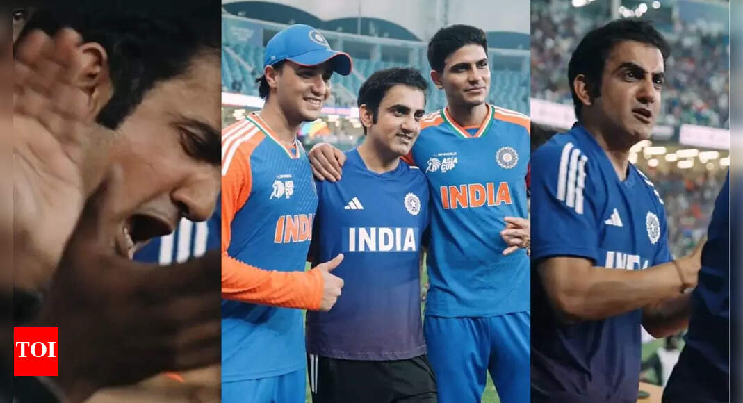 Gambhir bangs table, erupts as India win Asia Cup title - watch inside video