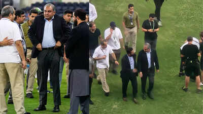 The moment when Mohsin Naqvi stormed out of the ground with Asia Cup trophy - watch video