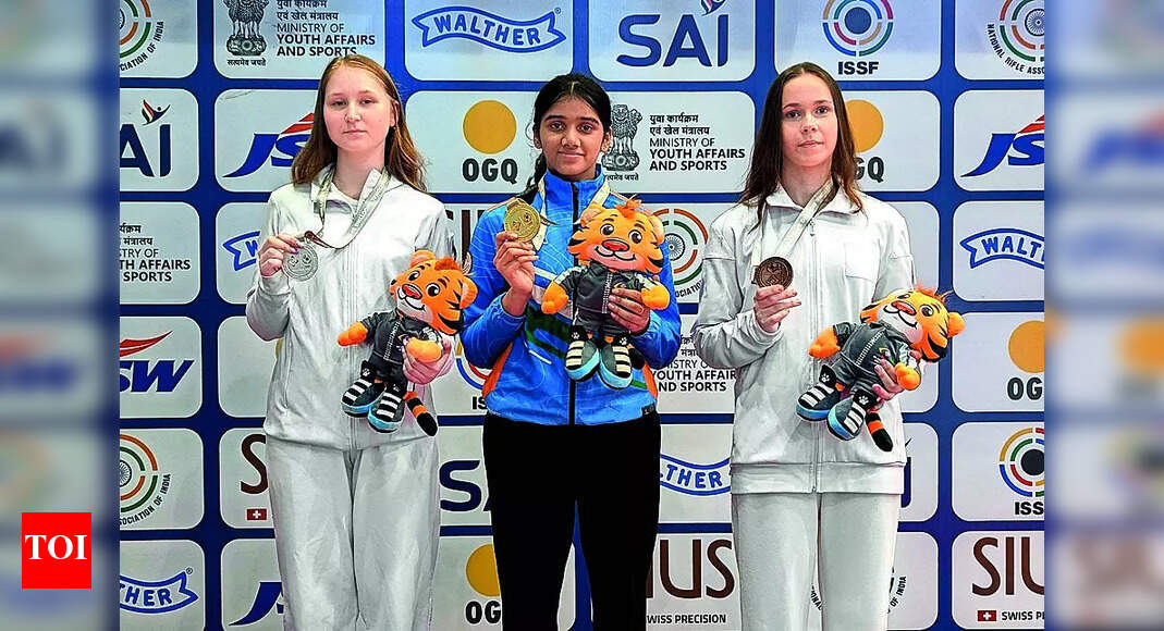 Anushka Thokur shines again: Karnataka teen clinches 50m rifle 3-position gold