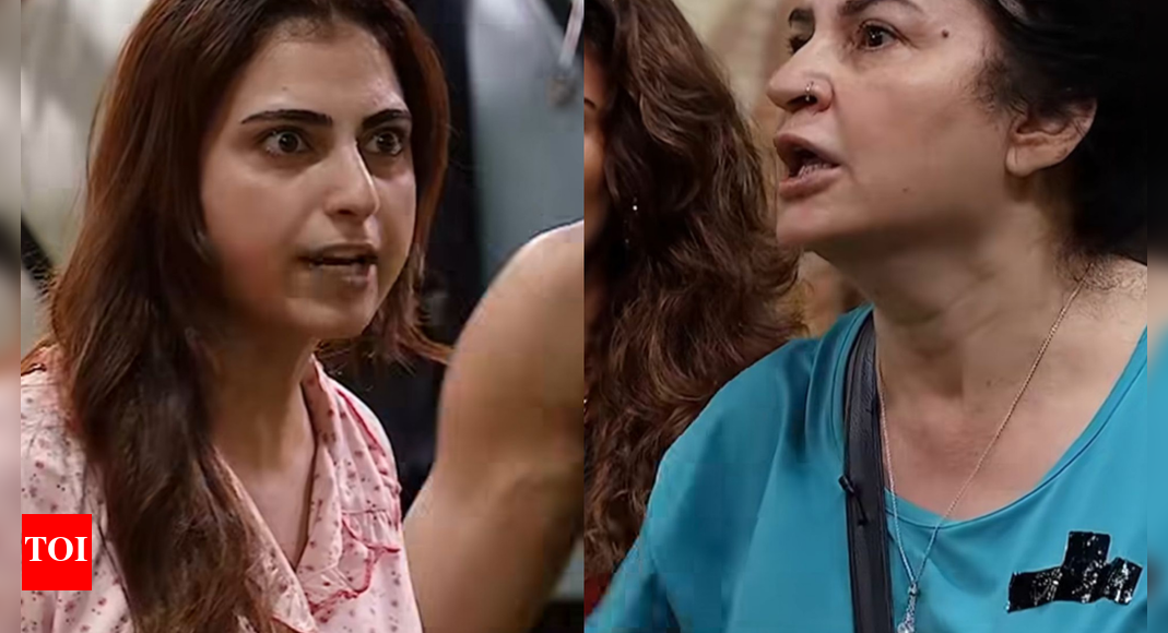 Bigg Boss 19: Farhana Bhatt and Kunickaa Sadanand get into a fight as Farhana calls her a ‘failed captain’