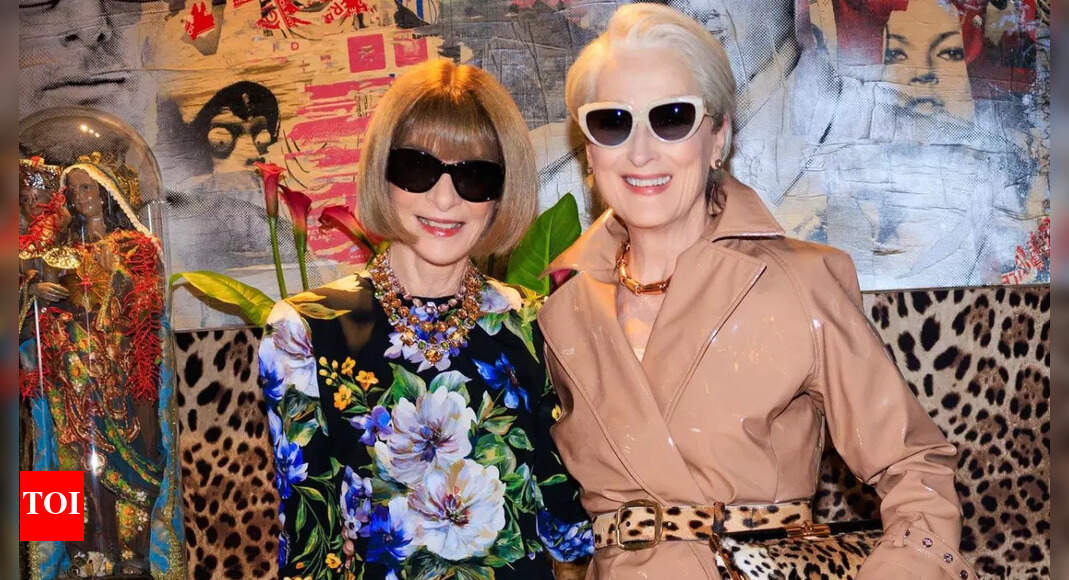 Meryl Streep meets Anna Wintour: Reel Miranda Priestly meets real one at Milan Fashion Week 2025