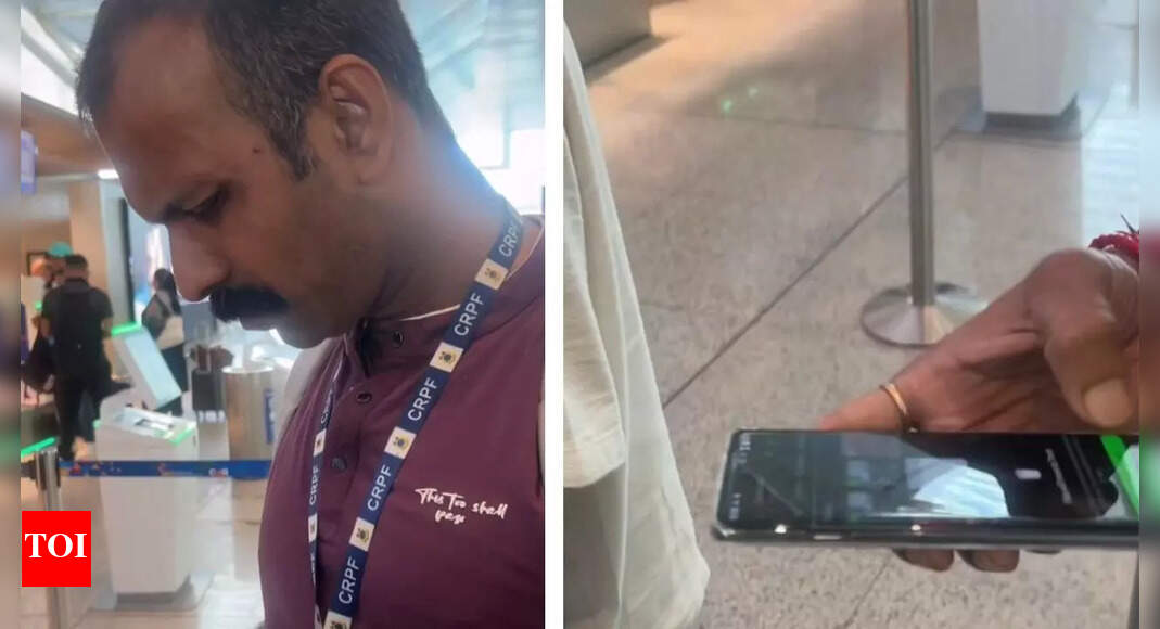 Disturbing viral video: Passenger claims CRPF officer secretly took her photos