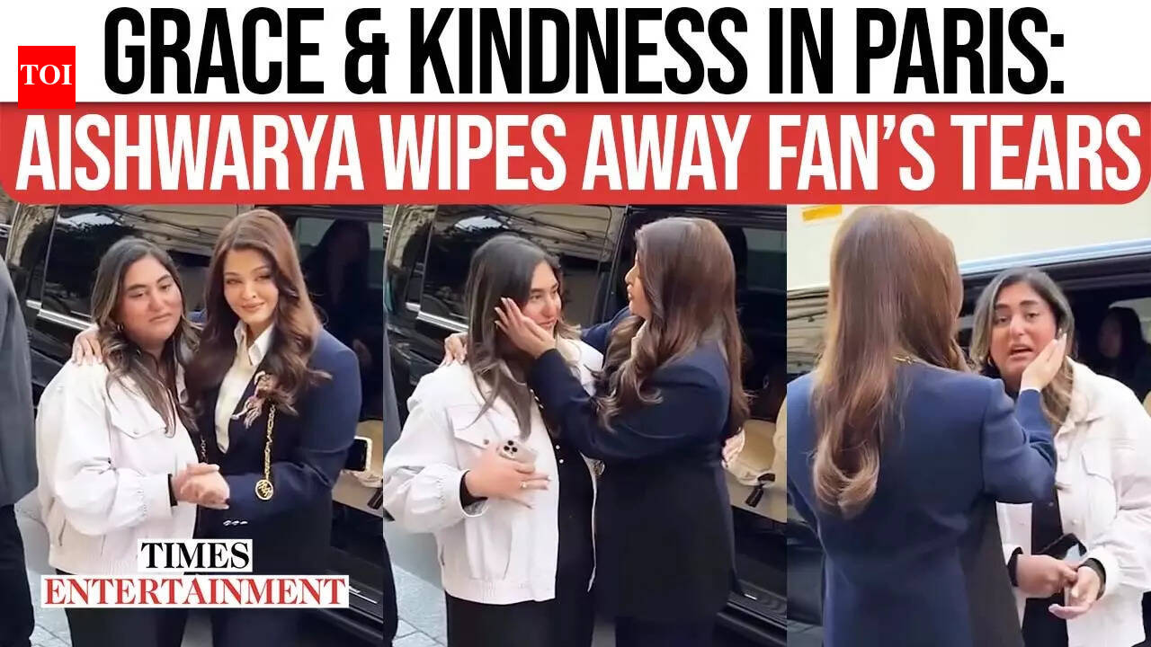 Aishwarya Rai Bachchan Consoles Crying Fan In Paris Ahead Of Fashion ...
