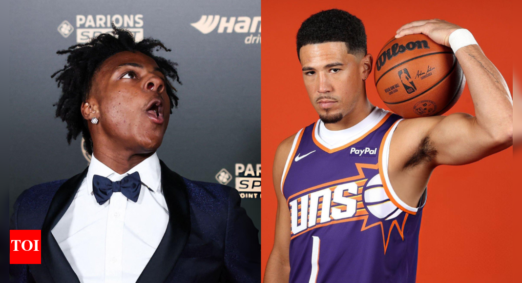 iShowSpeed left speechless after seeing Devin Booker’s insane car and sneaker collection