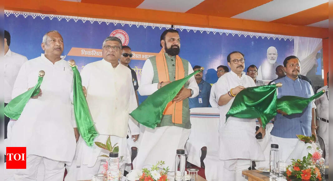 Railway minister flags off seven new trains
