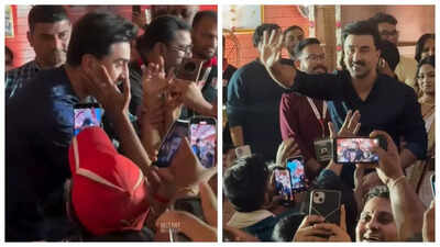 Durag Puja: Ranbir Kapoor joins Ayan Mukerji at pandal; wins hearts amid fan-frenzy