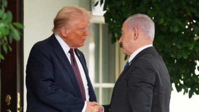 'Very confident': Donald Trump hosts Netanyahu at White House, pushes for Gaza deal - watch