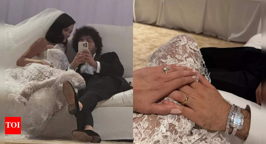 Benny Blanco's million-dollar Ashoka-cut diamond watch steals the spotlight at his wedding to Selena Gomez