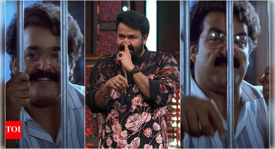 Mohanlal recreates iconic Manichithrathazhu dialogue on Bigg Boss Malayalam 7, leaves fans in awe