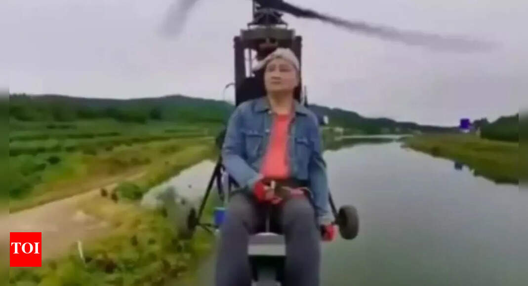 Viral: Chinese influencer Tang Feiji, 55, dies mid-livestream while piloting his helicopter