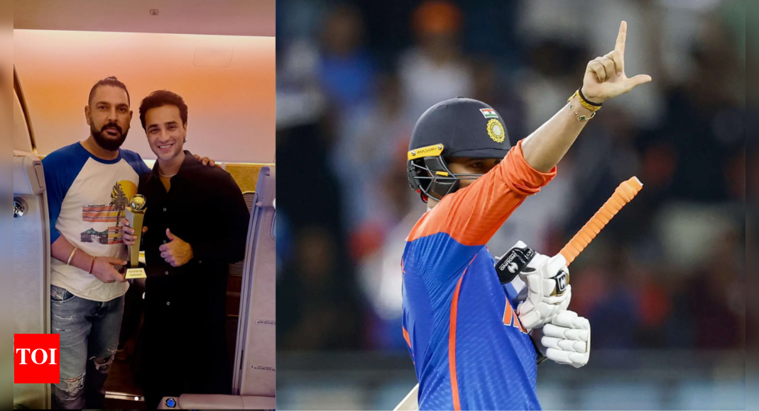 Abhishek Sharma shares heartfelt moment with Yuvraj Singh after Asia Cup triumph