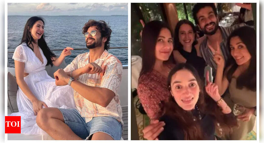 Mommy-to-be Katrina Kaif shows off her pregnancy glow in a photo from brother-in-law Sunny Kaushal's birthday bash – see photo
