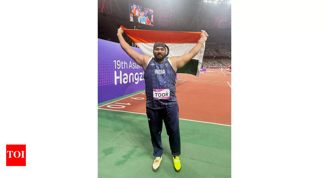 Samardeep Singh Gill edges out Tajinderpal Toor to claim back-to-back shot put golds