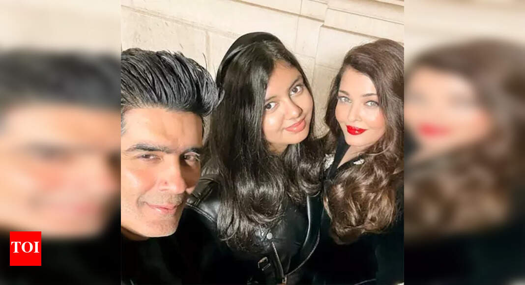 Manish Malhotra shares special moments with Aishwarya Rai Bachchan and Aaradhya Bachchan from Paris Fashion Week