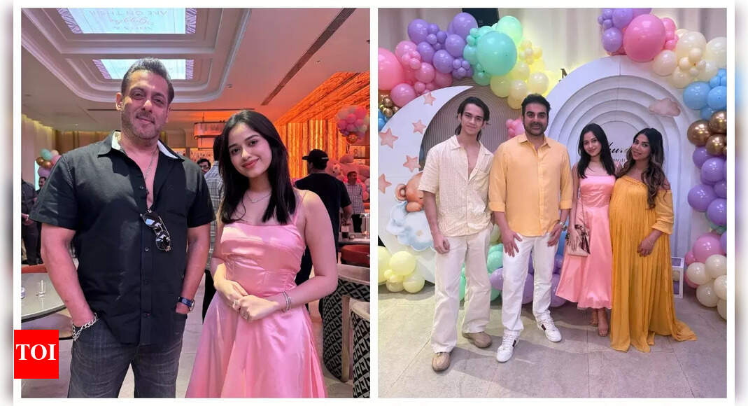 Sshura’s baby shower: Salman poses with Jannat