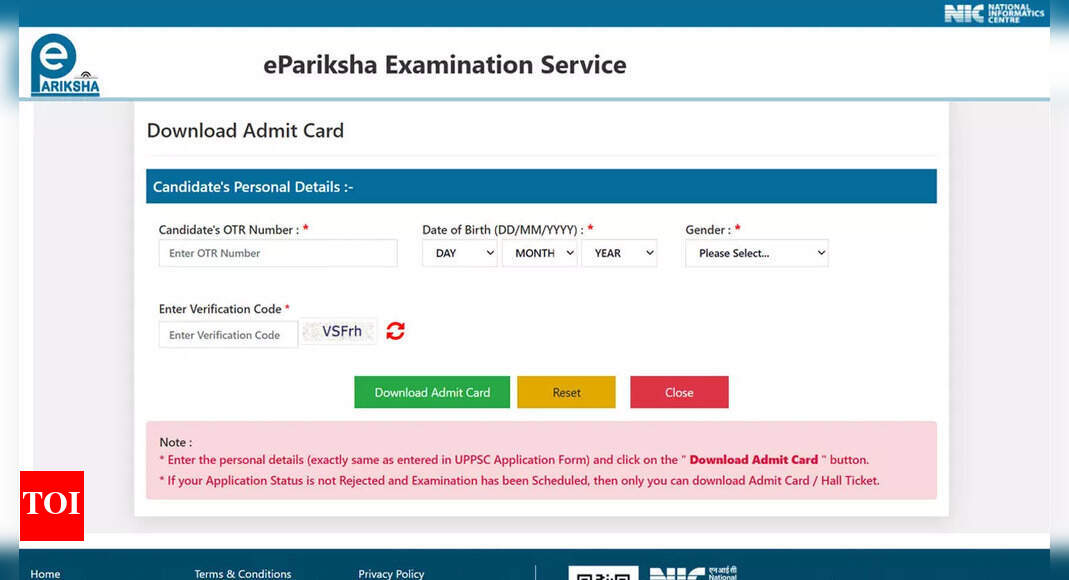 UPPSC PCS pre admit card 2025 released at uppsc.up.nic.in; check direct link here