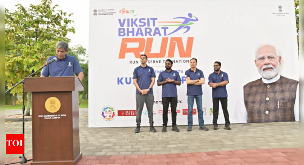 Indians, Malaysians run for Viksit Bharat