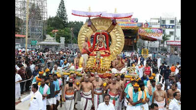 Lord Malayappa Swamy rides ‘Suryaprabha Vahanam’ amidst spiritual fervour