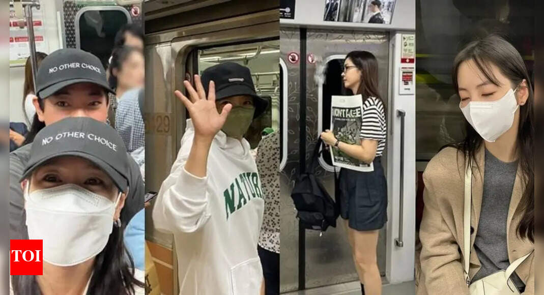 Son Ye-jin, Kim Hye-soo, and other celebs swap supercars for subways