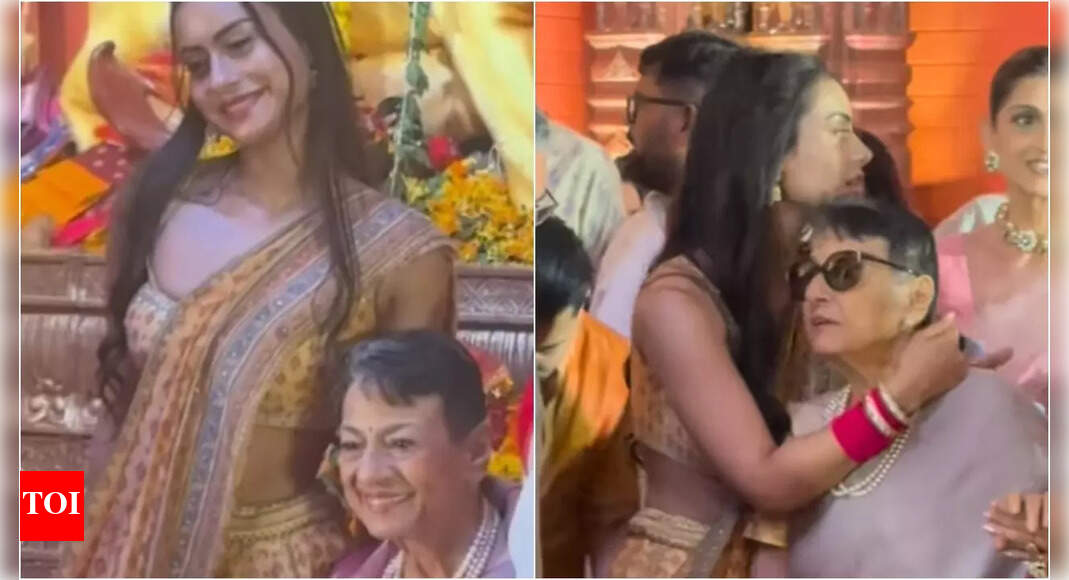 <div>Kajol's daughter Nysa's gesture towards Nani Tanuja wins hearts</div>