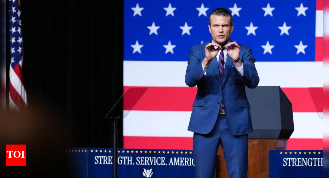 <div>'If women can make it': Pete Hegseth calls for 'gender-neutral' fitness rules; signals fewer women in combat roles</div>