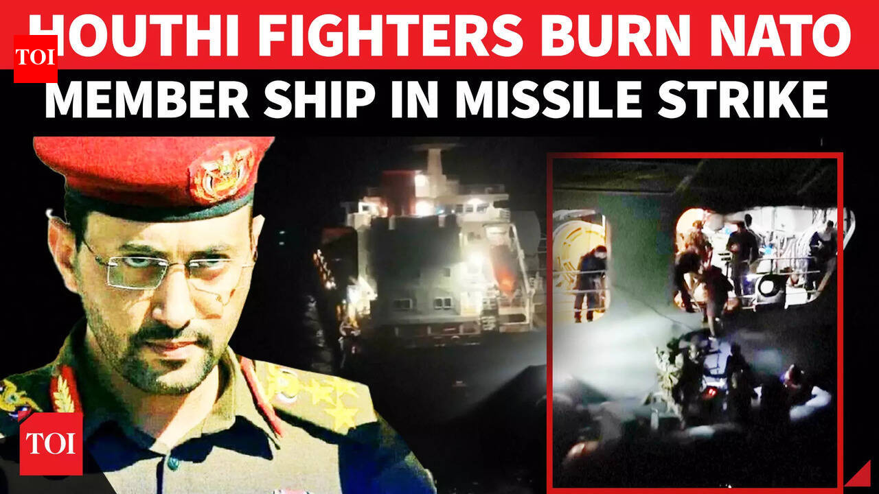 Direct hit! Houthi Missiles Hit Dutch Cargo Ship In Gulf Of Aden, Two ...