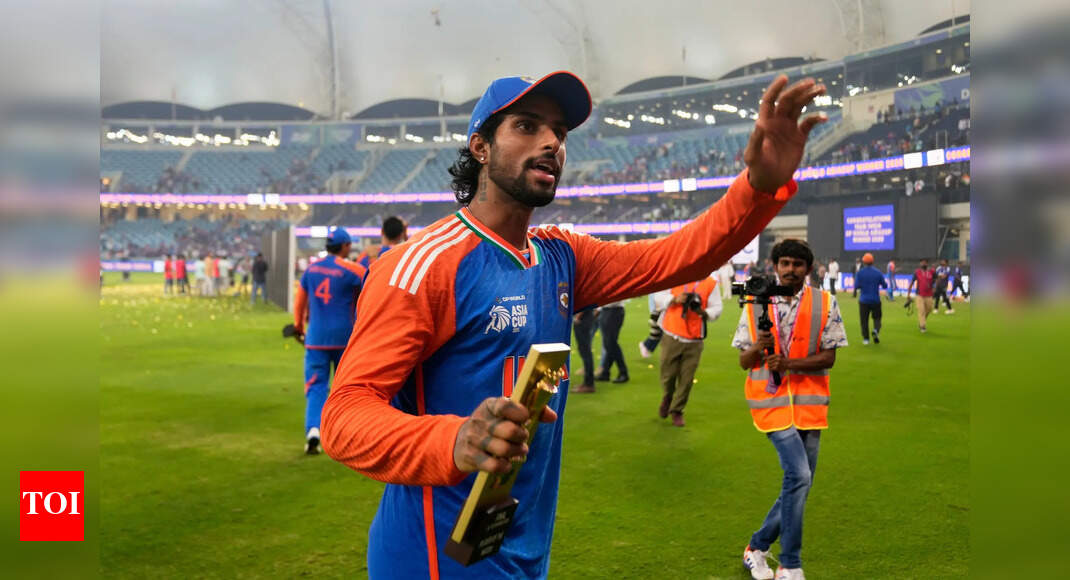 Bringing the trophy back! Tilak Varma recreates iconic Rohit Sharma celebration - Watch
