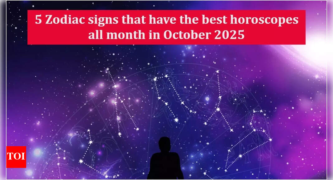 5 Zodiac signs that have the best horoscopes all month in October 2025
