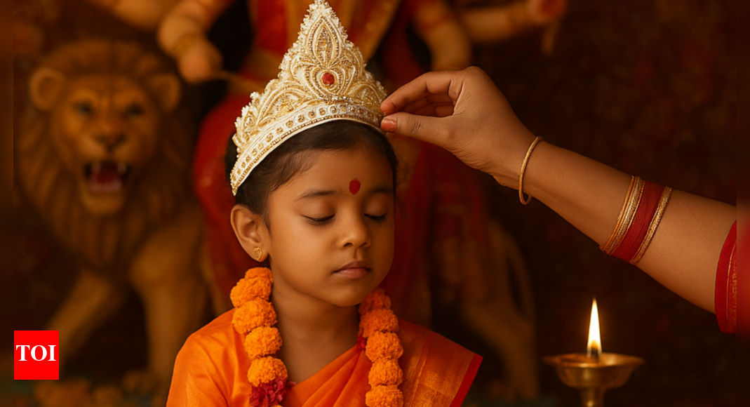 Ghatkopar Kanya Puja invites 108 little girls for Navratri treat