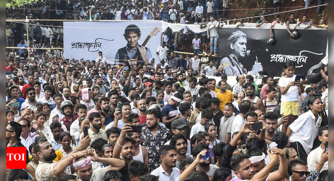An ocean of grief: Thousands in Jorhat bid farewell to Zubeen Garg at 13th-day Shraddha ceremony