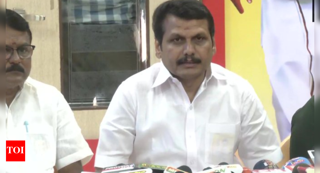 Karur stampede: DMK’s V Senthil Balaji urges unity, says ‘situation should not be politicised’