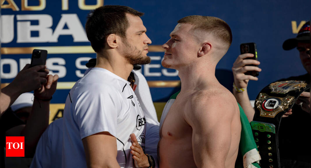 Road to Dubai: MMA fighters Usman Nurmagomedov and Paul Hughes set to clash in epic rematch