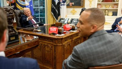 Trump Sparks Outrage With Vulgar AI Deepfake of Democrats Just Hours After Oval Office Talks