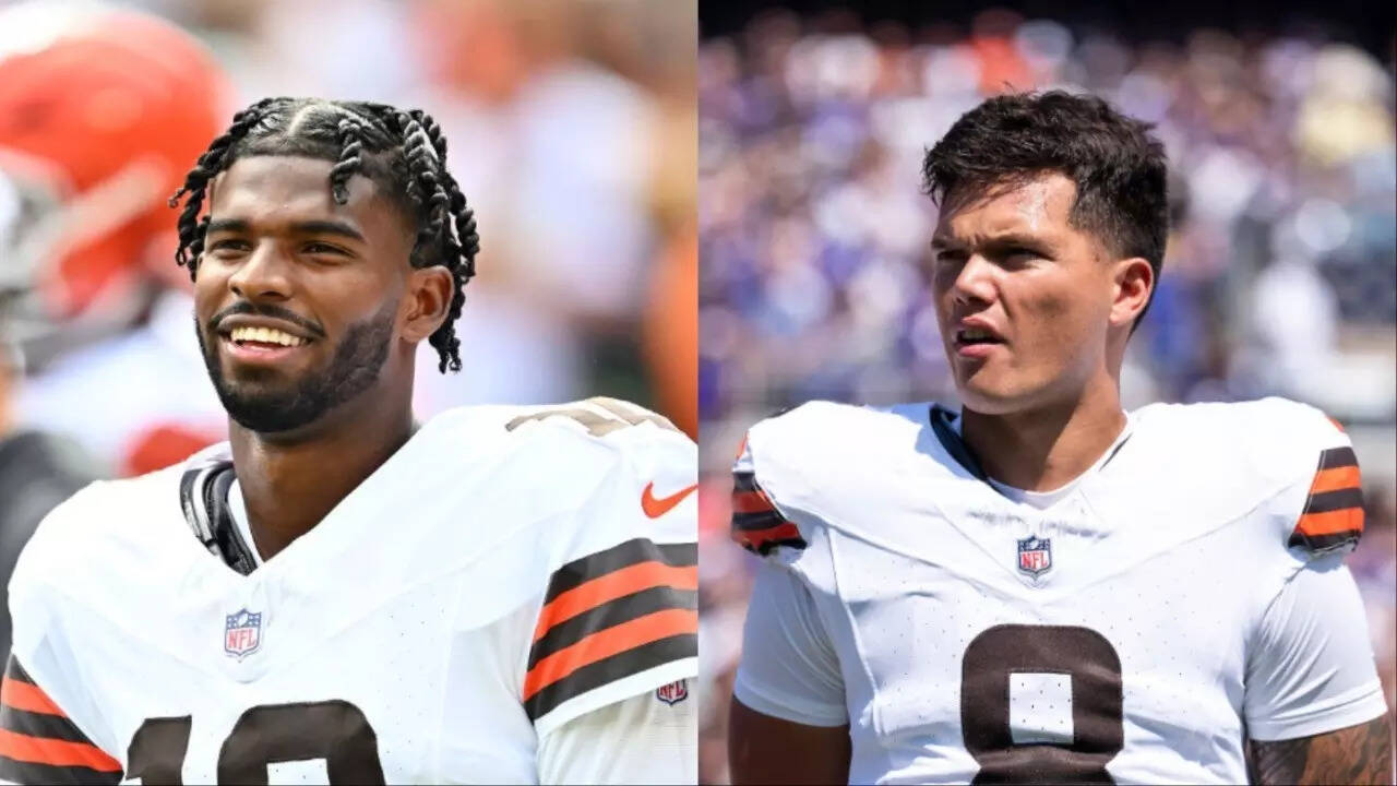 After 1-3 start into the 2025 season, Cleveland Browns bench QB Joe Flacco  and place their trust in rookie Dillon Gabriel | NFL News - The Times of  India
