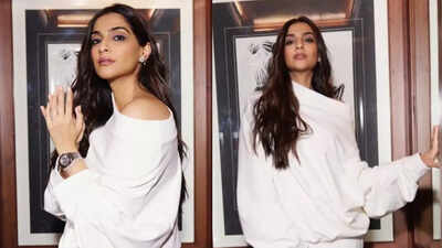 Sonam Kapoor wears oversized outfit, fuels second pregnancy rumours: PICS