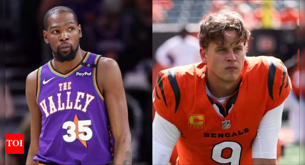 Cincinnati Bengals QB Joe Burrow’s injury has NBA star Kevin Durant hoping for quick recovery