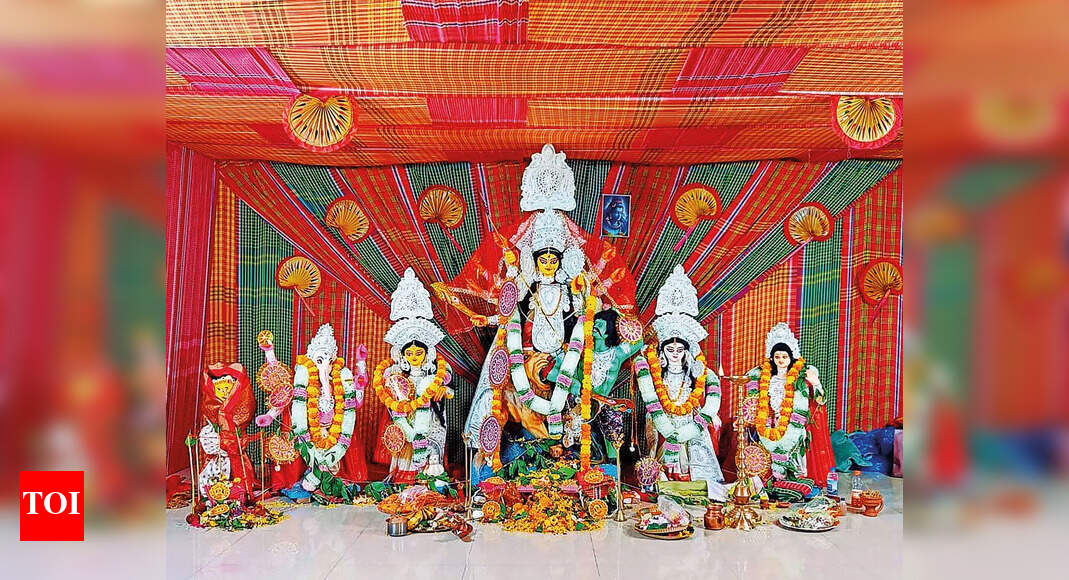 Durga Puja pandals light up Hyderabad