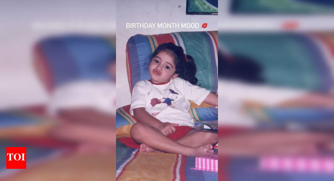 Ananya Panday kicks off birthday month with adorable childhood throwback