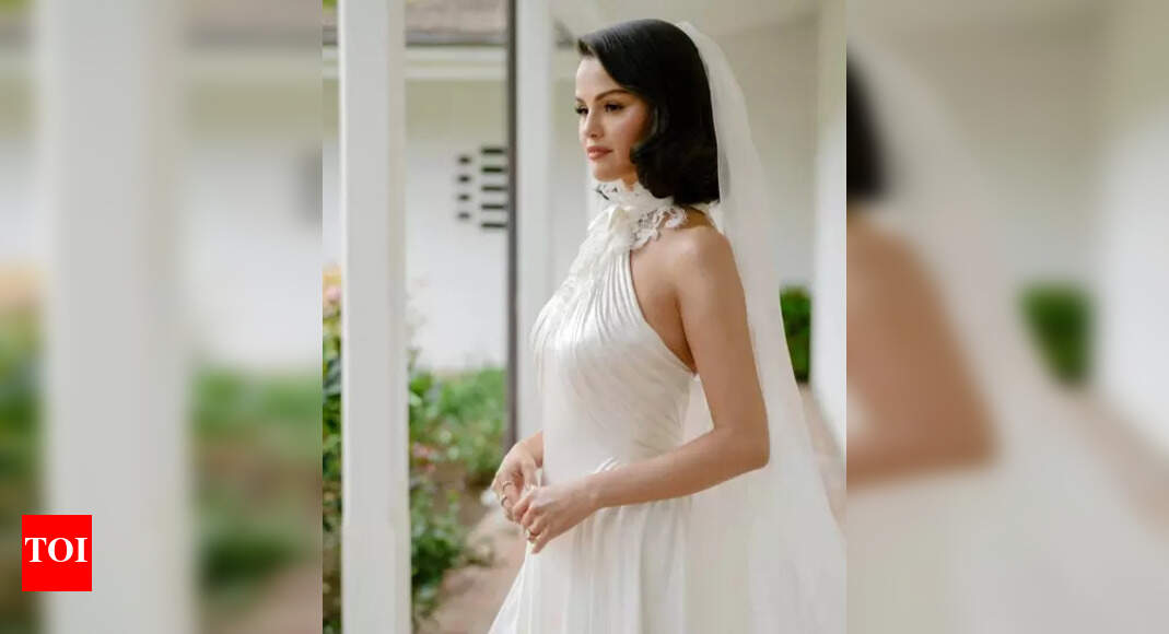 Selena Gomez's wedding dress holds a sweet tribute to husband Benny Blanco