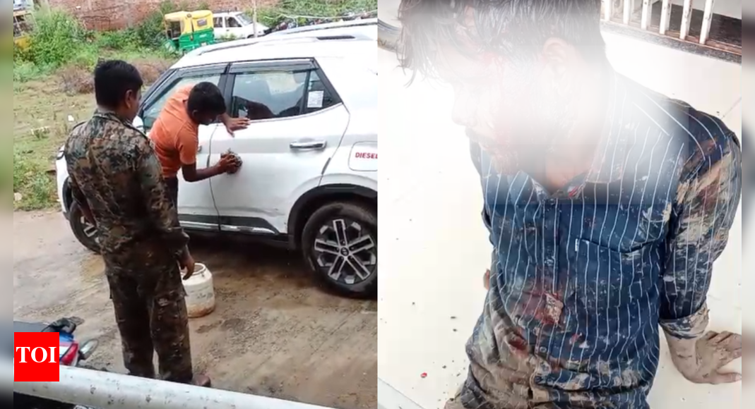 MP: Man axed over property dispute; police make complainant wash car while brother lies bleeding