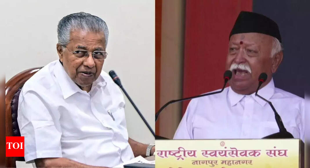 <div>'Zionists and RSS twin brothers': Kerala CM remarks on Sangh centenary; calls PM Modi 'humble servant' of Trump</div>