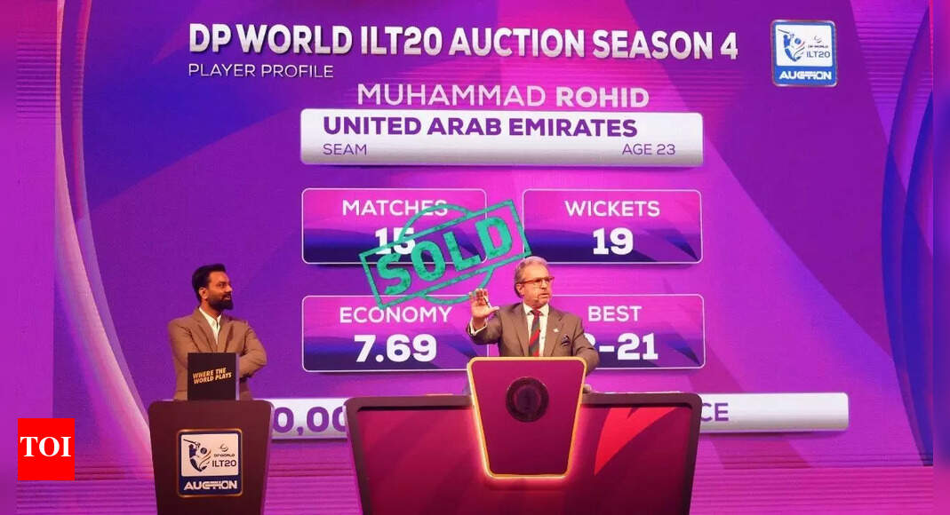 ILT20 Season 4: Complete squads after its first-ever player auction