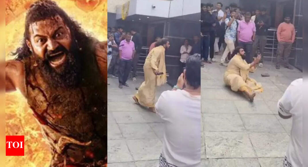 'Kantara Chapter 1': Fan gets possessed by divine powers after watching Rishab Shetty's directorial, video goes viral
