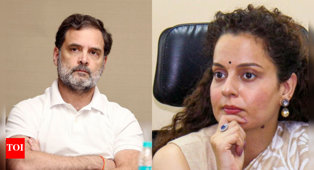 <div>'Trying to defame the country': Kangana Ranaut calls Rahul Gandhi ‘a disgrace’; backs PM Modi’s khadi appeal</div>