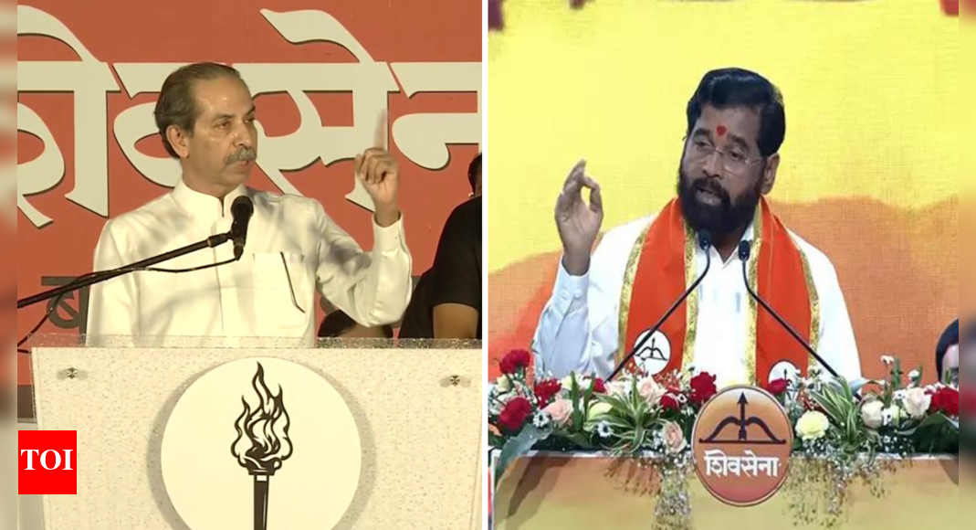 <div>'Attempts made to break Shiv Sena': Uddhav Thackeray's veiled jab at Eknath Shinde; calls BJP 'amoeba'</div>