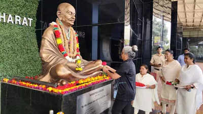 Mahatma Gandhi commemorated in Hubballi