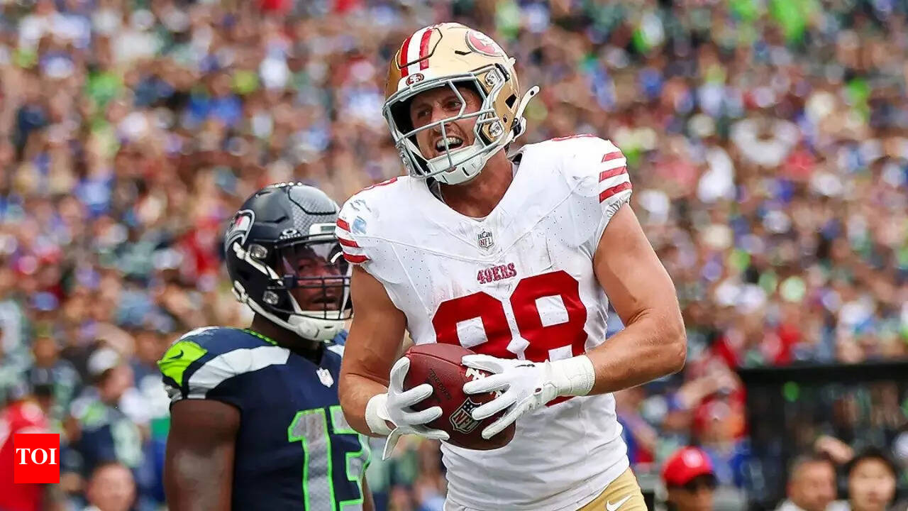 Who is Jake Tonges? Meet the 49ers' tight end finding the spotlight in  George Kittle's absence | NFL News - The Times of India